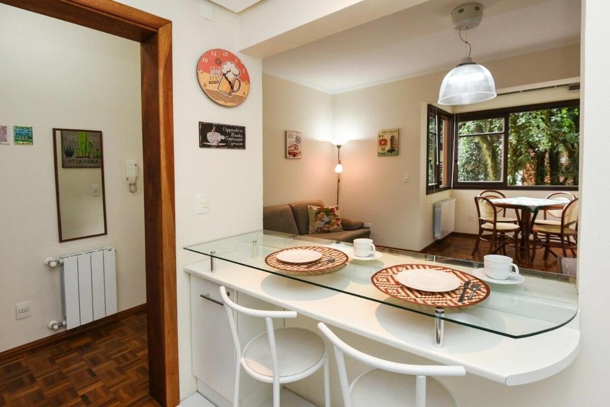 Rosa Edificio Bavaria Apartman Gramado Kültér fotó